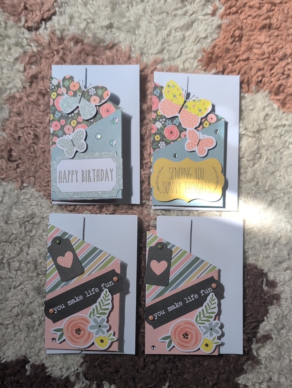 4 Mini Handmade Momma Cards ❣️